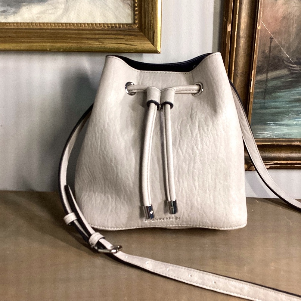Calvin Klein bucket purse cross body
